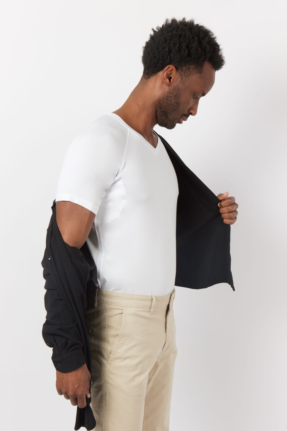 T-shirt Anti-Transpiration Homme – Col V