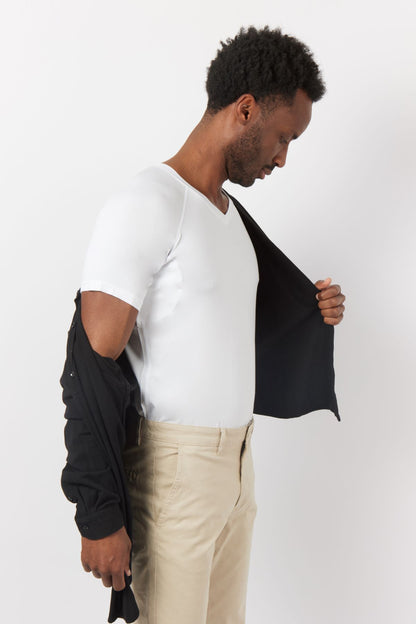 T-shirt Anti-Transpiration Homme – Col V